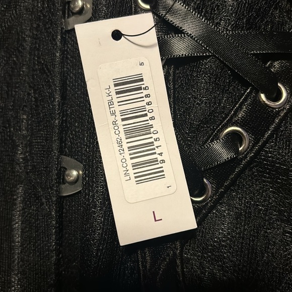 Adore Me Alice Corset (Boobless) | L | Black Lace Lingerie - Picture 8 of 8